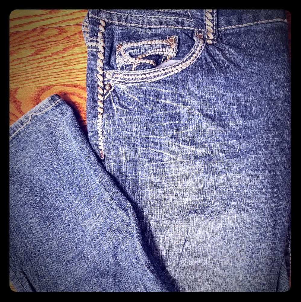 Great Hydraulic boot cut jeans